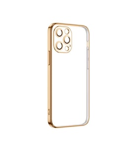 Iphone 13 Pro Max Uyumlu Kamera Lens Korumalı Plating Telefon Kılıfı