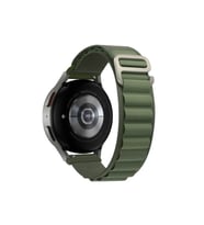 Samsung Galaxy Watch 42mm Uyumlu 20mm Kordon Alpine Hasır Örgü Zore KRD-74 Kumaş Kayış