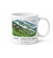 Araklı Doğası Karadeniz Kültürü Hatıra Kupası Bardak Özel Tasarım Hediye