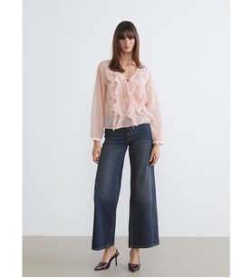 LCW Jeans İndigo Wideleg Kadın Jean Pantolon