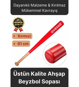 Üstün Kalite Dayanıklı Malzeme Kırılmaz Mükemmel Kavrayış Ahşap 28 inc Baseboll Beyzbol Sopası 61 Cm