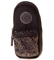 Kaukko Bright Junior Bag Kalem Çantası Taşlı Siyah K2718