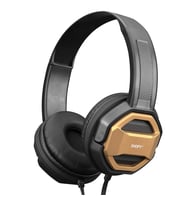 APPA SNOPY SN-101 BONNY GOLD PC- TELEFON MİKROFONLU KULALKLIK (Siyah - Altın Rengi)