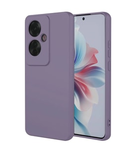 Oppo Reno 11f Kılıf First Silikon - Lila