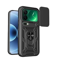 Mi 17 Pro Pars Lens Yüzüklü Silikon - Siyah