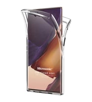 Microsonic Samsung Galaxy S24 Ultra Kılıf 6 Tarafı Tam Full Koruma 360 Clear Soft Şeffaf