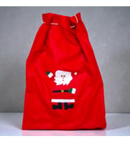 YILBAŞI HEDİYE ÇUVALI NOEL BABA HEDİYE ÇUVALI 70X50 YILBAŞI SÜSLERİ
