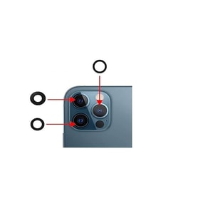 İphone 13 Pro Max Kamera Camı 3 lü Set