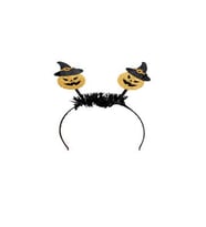 Halloween Şapkalı Bal kabağı Taç