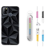 INFINIX Smart 4 5 6 Zero 8 S5 Pro Kılıf Kablo Koruma Spiral Silikon Prizmalar 1782
