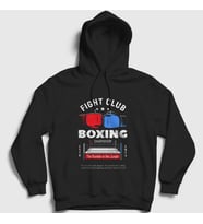 Presmono Unisex Siyah Boxer Ufc Mma Hediye Boksör Boks Kapüşonlu Sweatshirt 496170tt