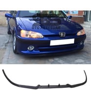 Peugeot 106 Cupra R Uyumlu Ön Lip Mat Siyah Ön Tampon Lip