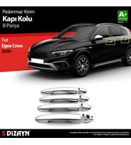 Fiat Egea Uyumlu Cross Krom Kapı Kolu 8 Parça. 2020 Üzeri Parça