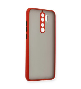 Xiaomi Redmi Note 8 Pro Kılıf Montreal Silikon Kapak - Kırmızı