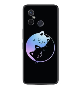 Xiaomi Redmi 12C Kılıf Silikon Desen Özel Seri Love Cats 1604