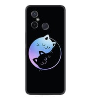 Xiaomi Redmi 12C Kılıf Silikon Desen Özel Seri Love Cats 1604