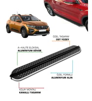 DACIA SANDERO 3 STEPWAY UYUMLU 2021 2022 2023 2024 2025 2026 2027 ARACA ÖZEL YAN BASAMAK
