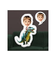 Kişiye Özel Fotoğraflı Dino Yastık 115341 30 cm