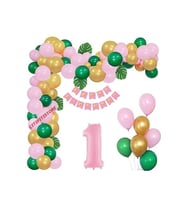 Çıtıpıtıstore Lüks Pembe Doğum Günü Balon Zincir Set