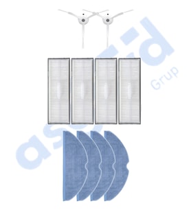 ROBOROCK S8 , S8+ ,S8 PRO-PRO ULTRA UYUMLU 2 Yan Fırça 4 Filtre 4 Mop PKT-iasgf0000768