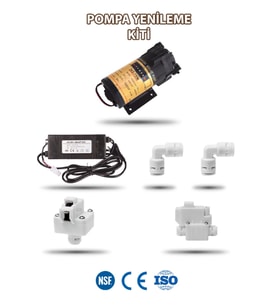 Su Arıtma Cihazı Pompa 75 Gpd (Motor) Yenileme Kiti
