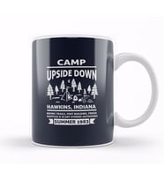 Stranger Things Camp Upside Down Indiana Kupa Bardak Porselen