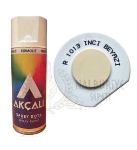 Akçalı Akrilik Sprey Boya İNCİ BEYAZ 400 ml - 1013