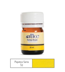ARTDECO KUMAŞ BOYASI 25 ML. PAPATYA SARISI  Y-010A-052