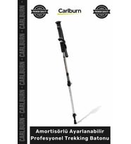 #Baston Alüminyum Hafif Teleskopik Anti Shock Amortisörlü Ayarlanabilir Profesyonel Trekking Baston