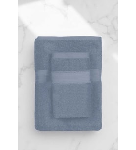 2 Parça Battal Lüks Premium Banyo Spa Havlu Takımı 90x170 Cm İndigo