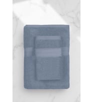 2 Parça Battal Lüks Premium Banyo Spa Havlu Takımı 90x170 Cm İndigo