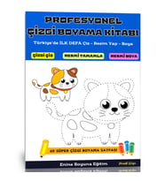 Profesyonel Çizgi Boyama Kitabı (Profesyonel Çizgi Çalışmaları)