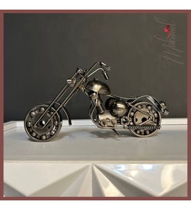 Steampunk Metal Motosiklet Maketi – Koleksiyoner ve Bikerlar İçin Hediye- Mükemel orijinal tasarım