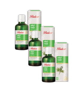 Balen Hint Yağı Soğuk Pres 50 ml x 3 Adet