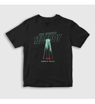 Presmono Unisex Çocuk Siyah Legend The Weeknd T-Shirt 158709tt