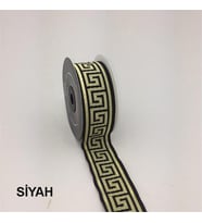 35062-Bordür - 10 mt Siyah-Altın