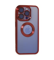 Apple İphone 15 Pro Kılıf Slot Silikon - Kırmızı