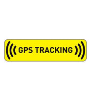 4 adet Gps Tracing Takip Etiketi Uyarı Yapıştırması 10cm  md4