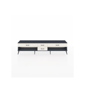Arges TV Ünitesi 4 Çekmeceli  220x30x51 Antrasit-Çam/Aytaşı