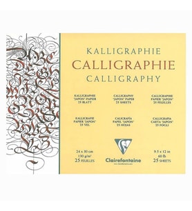Clairefontaine Calligraphy Blok 130 gr. 25 Yp. 24x30 cm. 