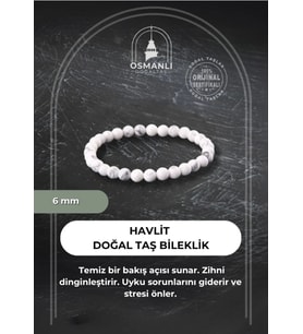 Havlit 6mm Doğal Taş Bileklik