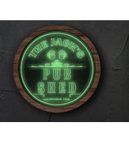 BK Gift Kişiye Özel Led Işıklı Yuvarlak Bar Tabelası, Işıklı Tabela, Bar Dekorasyonu, Duvar Dekoru, Home Bar Tabela-26