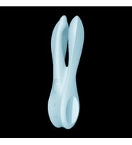 Threesome 1 Light Blue Ultra Esnek  Ve Vajinal Kullanıma Uygun Titreşimli Vibratör