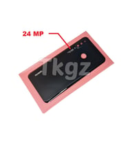Tkgz Huawei Uyumlu P30 Lite Arka Pil Batarya Kapağı ( Kamera Lensli 24 MP) SİYAH