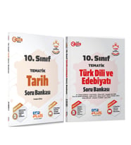 Çap Yayınları 10.Sınıf Tarih ve Türk Dili Edebiyatı Soru Bankası Seti 2 Kitap