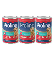 Proline Kuzu Etli Yetişkin Köpek Konservesi 400 Gr*3 Adet (Kahverengi)