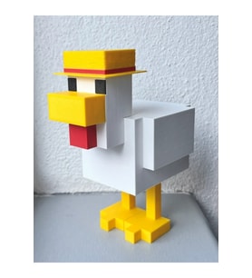 Minecraft Tavuk Figürü 15CM
