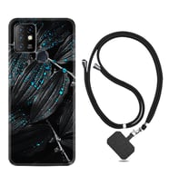 INFINIX Hot 8 9 10 11S Hot 10 Play 10T Kılıf Boyun Askılı Silikon Foid Green 1643