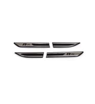 VW Passat B8 Çamurluk Çıtası - Krom+Plastik, Siyah, R-Line (4 Parça)  2015 ve Sonrası, SD