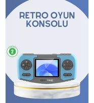 Mey İthalat® Çocuklara Özel Oyun Konsolu Portatif Eğlence (Krem)